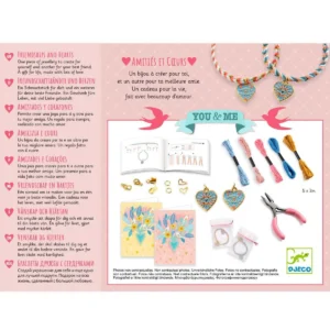 Freundschafts Armbänder Bastel-Set "Herzen" – Bild 5