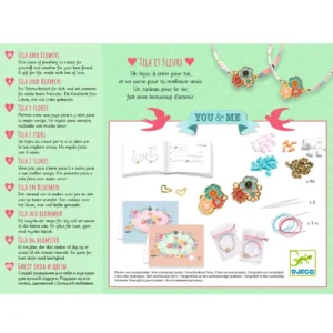 Freundschafts Armbänder Bastel-Set "Blumen" – Bild 5