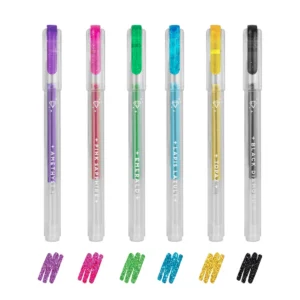 Glitzernde Mini Gelstifte "Shine Like a Diamond" (6er Set)