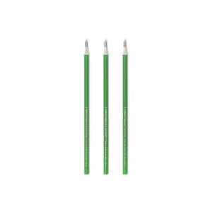 Ersatzminen für löschbare Gelstifte (3er-Set, grün)