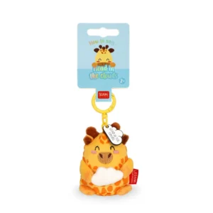 Schlüsselanhänger mit Plüschtier "Super Soft!" Mini, Giraffe – Bild 4