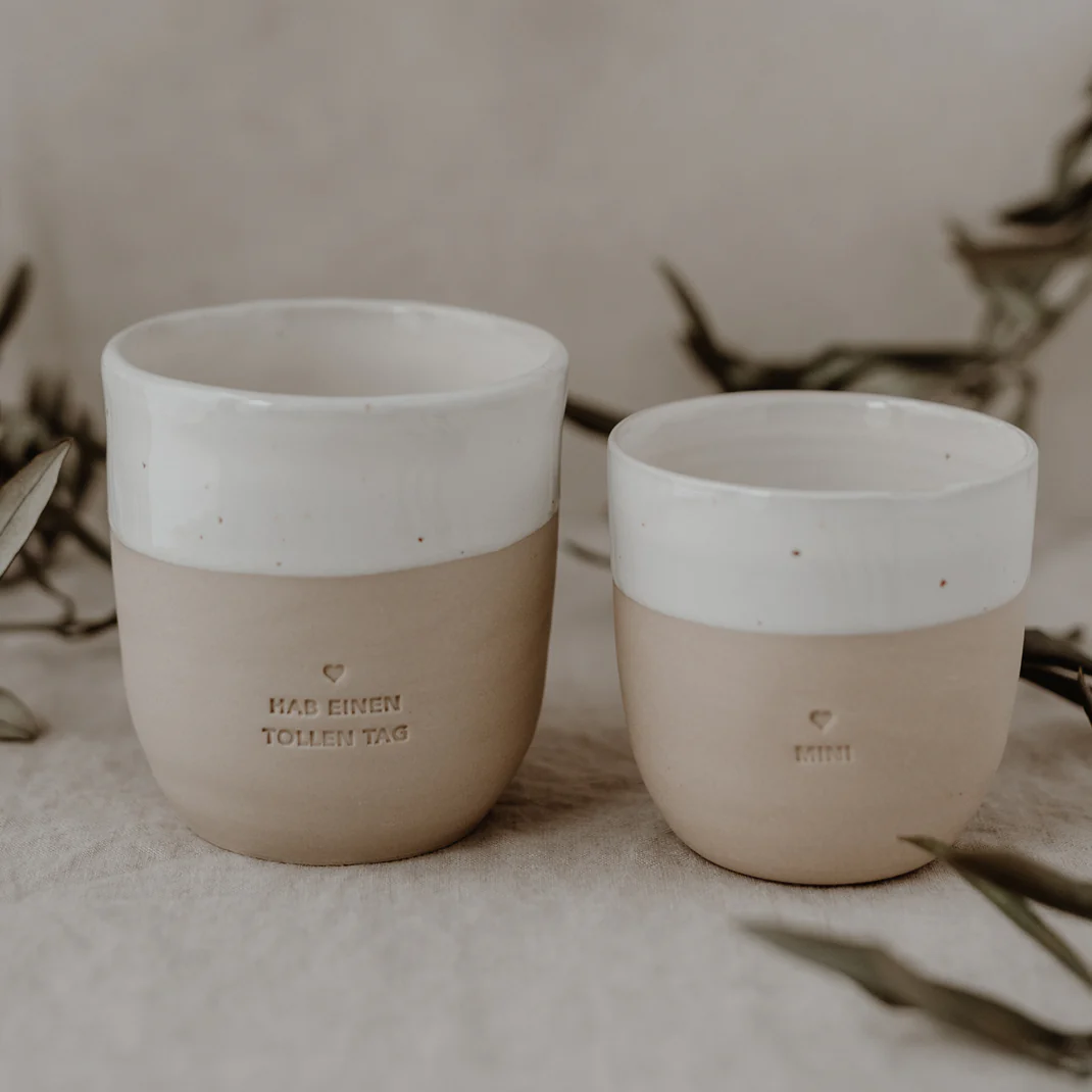 Steingut-Becher "Toller Tag" – Bild 5