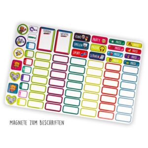 ABC Spaß Do-It-Yourself Magnet-Stundenplan – Bild 3