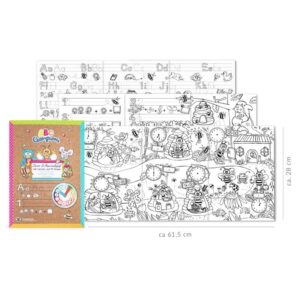 ABC Champions "Lern- & Ausmalspaß" inkl. Lernuhr und Sticker – Bild 2