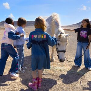 Kleid U21280 von Billieblush (Denim Indigo Blue) – Bild 5