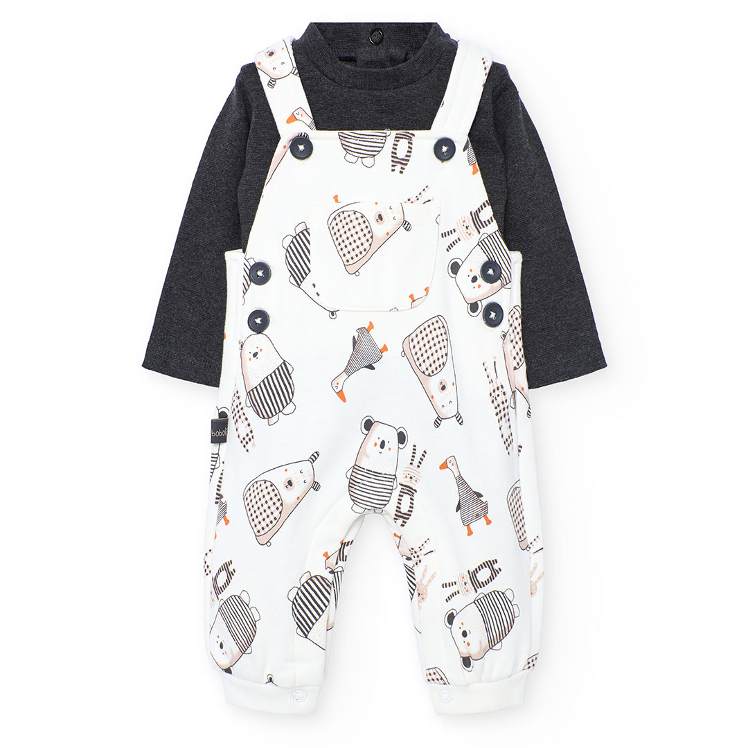 1221399689_a Set Pelele & Hose für Babys (Print) von Boboli – Bild 1