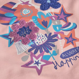 Gestricktes T-Shirt (pink) von Boboli – Bild 4