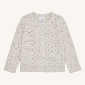 HCCilia Pointelle Knit (French Oak), 100% Bio-Baumwolle