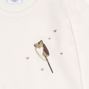 HCAlma emb. Horse T-Shirt Longsleeve (sugar) – Bild 2