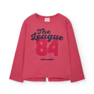 Gestricktes T-Shirt (magenta) von Boboli