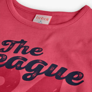 Gestricktes T-Shirt (magenta) von Boboli – Bild 4