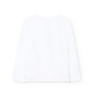 Gestricktes Flame T-Shirt (off white) von Boboli – Bild 2