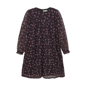 Kleid Flower Dobby, Black von Creamie