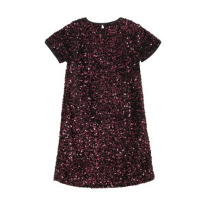 Kleid Velour Sequins, Vineyard Wine von Creamie – Bild 2