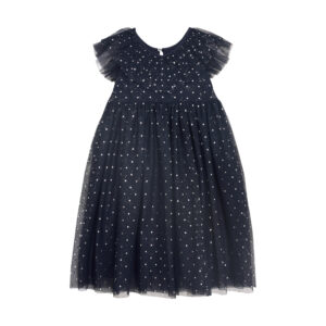 Kleid Mesh, Black Iris von Creamie
