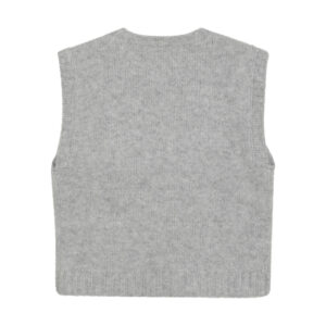 Strickpullover, Light Grey Melange von Creamie – Bild 2