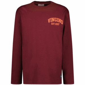 T-Shirt Icon-logo-LS, Chocolate truffle von Vingino