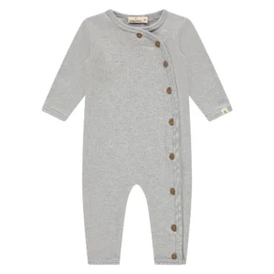 Baby Suite Long Sleeve (light grey melange) von A Tiny Story