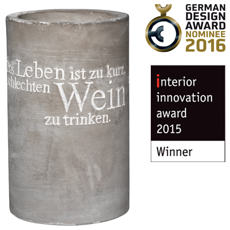 Flaschenkuehler0010405 Flaschenkühler "Das Leben ist zu kurz" – Bild 1