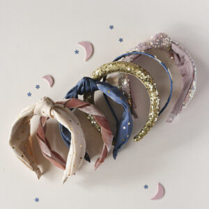 Gepolstertes Gold Sequin Stirnband – Bild 2