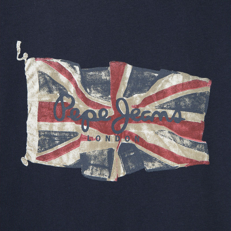 PB5000014_594_03_MA_HI T-Shirt Union Jack Tee (Dulwich Blue) – Bild 3