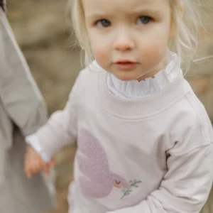 Sweatshirt Bird mit Rüschensaum in Lavender – Bild 6