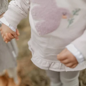 Sweatshirt Bird mit Rüschensaum in Lavender – Bild 5