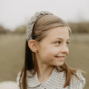 Geflochtener Haarreif "Green" – Bild 4