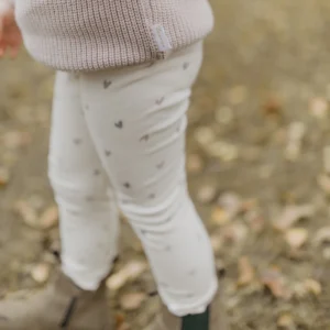 Leggings "Hearts" mit Schleife aus Bio-Baumwolle – Bild 5