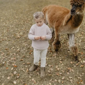 Leggings "Hearts" mit Schleife aus Bio-Baumwolle – Bild 4