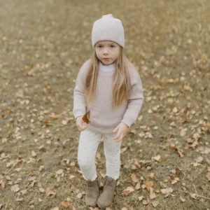 Leggings "Hearts" mit Schleife aus Bio-Baumwolle – Bild 3