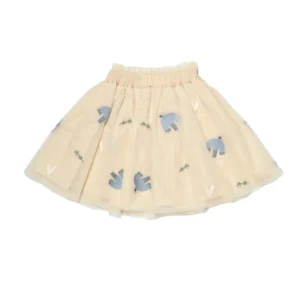 Tüllrock "Birds & Hearts" mit Stickerei