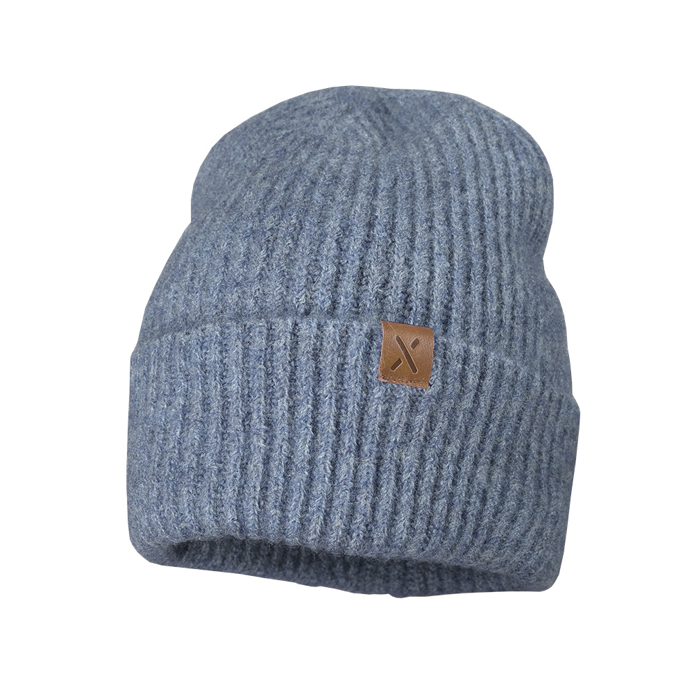 235739955000040 Mütze, Umschlag (bluemeliert) – Bild 1