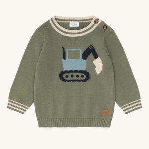 HCPilou Knit Backhoe Pullover (Turtle)