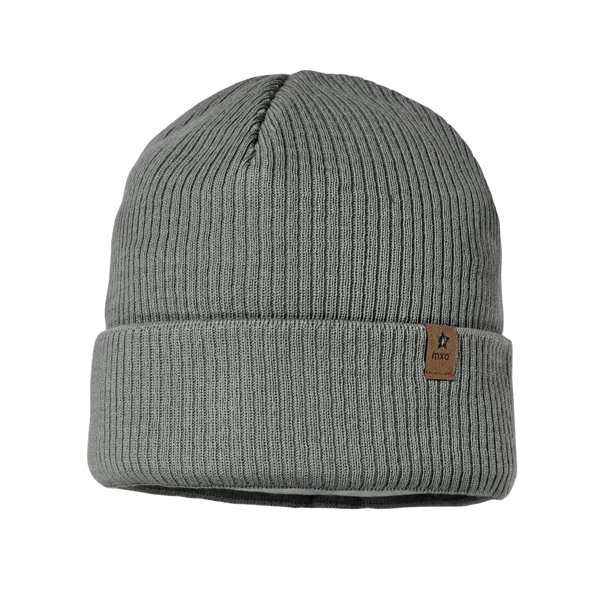 435713830000015 Beanie, Umschlag (khaki grey) – Bild 1