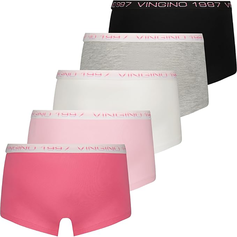5 pack multicolor 2 Girls Boxer von Vingino (5er Packung, Multicolor) – Bild 2