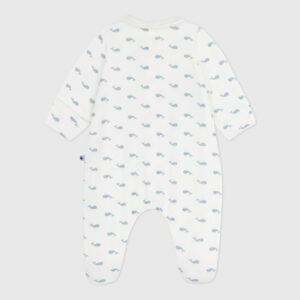 Strampler (Marshmallow / Adriatic) von Petit Bateau – Bild 2
