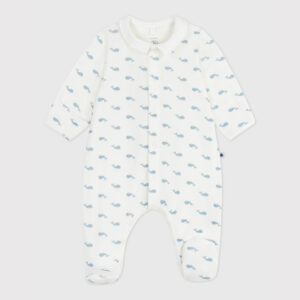 Strampler (Marshmallow / Adriatic) von Petit Bateau