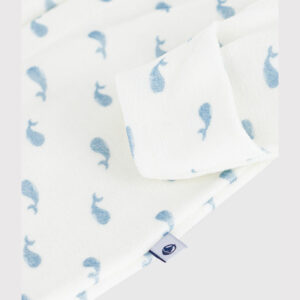 Strampler (Marshmallow / Adriatic) von Petit Bateau – Bild 3