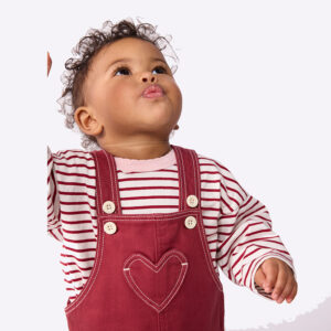 Latzhose (Amarante) von Petit Bateau – Bild 4