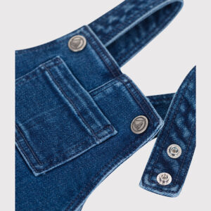 Latzhose (Denim Moyen) von Petit Bateau – Bild 2