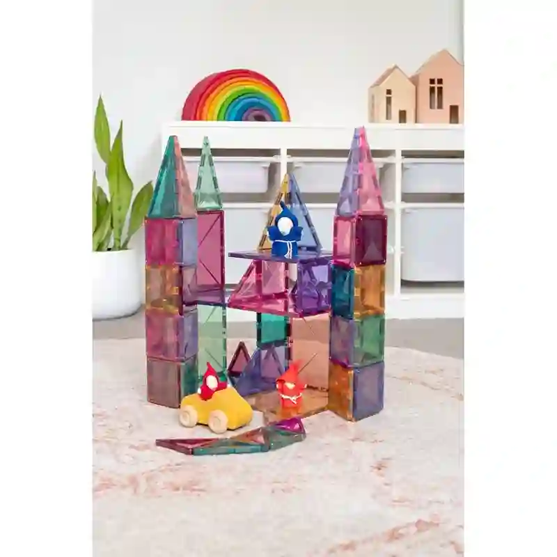 Connetix Pastel 3 Magnetbausteine "Pastel Starter Pack" (64 Teile) – Bild 5