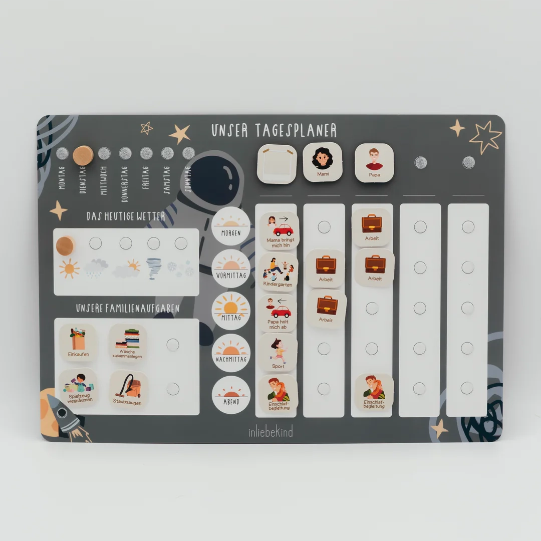 Familien-Tagesplaner_Astro_1_1080x Tagesplaner inkl. Symbolkärtchen von inliebekind – Bild 8