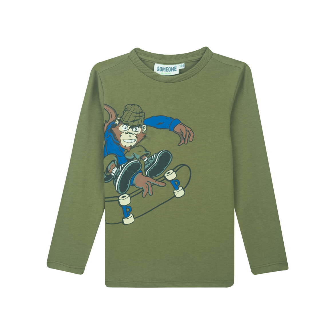 SB03.252.58373-K-563-215 T-Shirt Long Sleeves WULA-SB-03-B (Khaki) – Bild 1