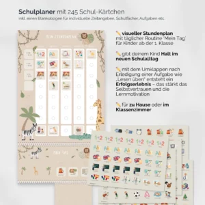 Grundschulplaner inkl. Symbolkärtchen von inliebekind – Bild 13