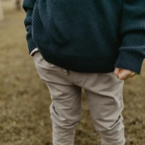 Chunky Knit Half-Zip Pullover (navy) – Bild 6