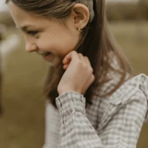 Kariertes Flanellkleid "Green" mit Knopfleiste – Bild 4