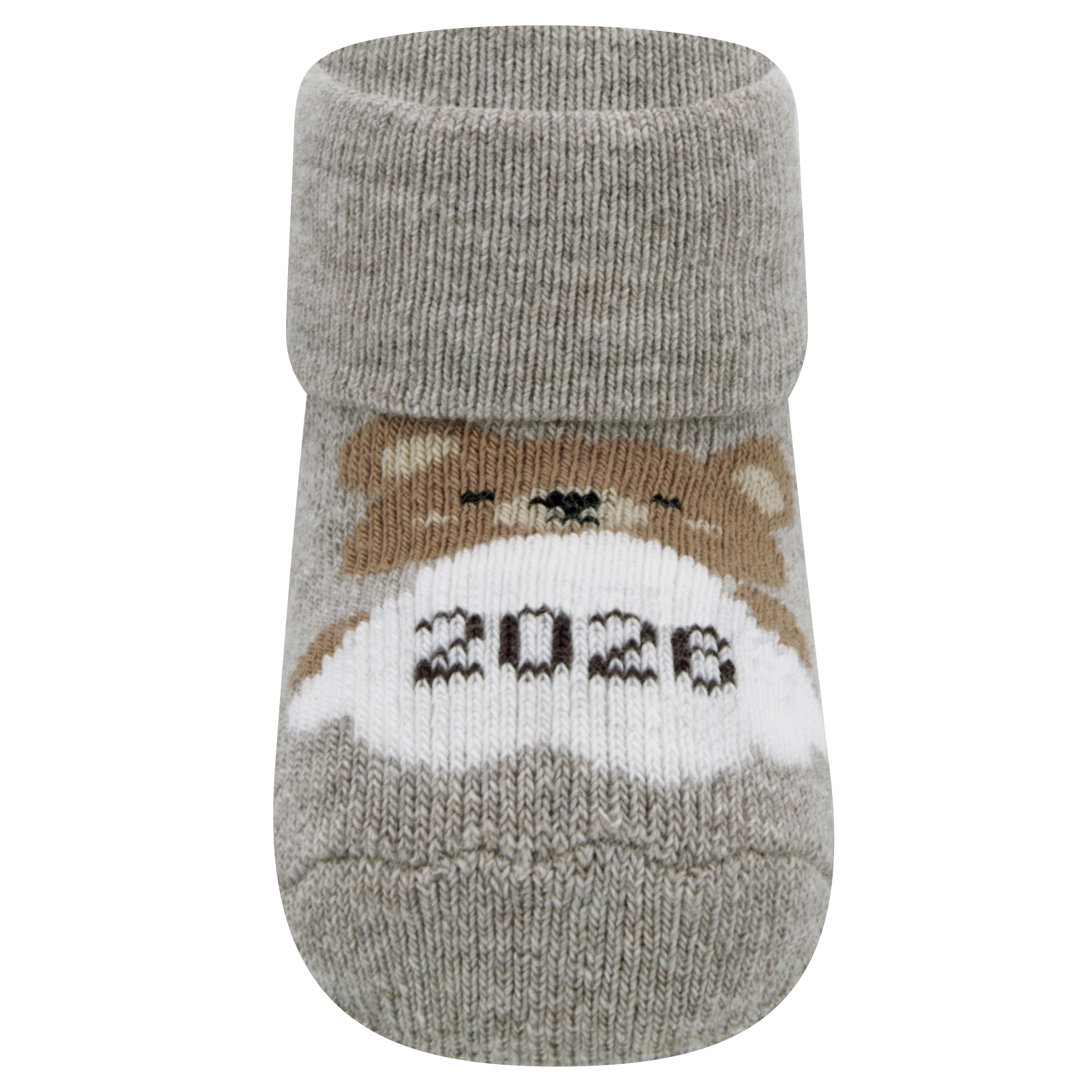 205461_3185 Babysocken Born in 2026 Boy (dkl. beige mel.) – Bild 1