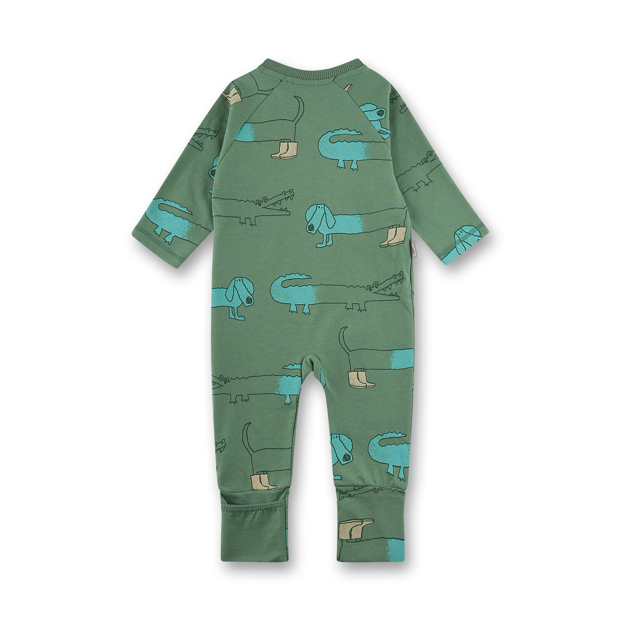 222166_40040_b Strampler Overall 222166 (dark ivy) von Sanetta – Bild 2