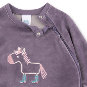 Strampler Overall 222288 (purple sage) von Sanetta – Bild 3